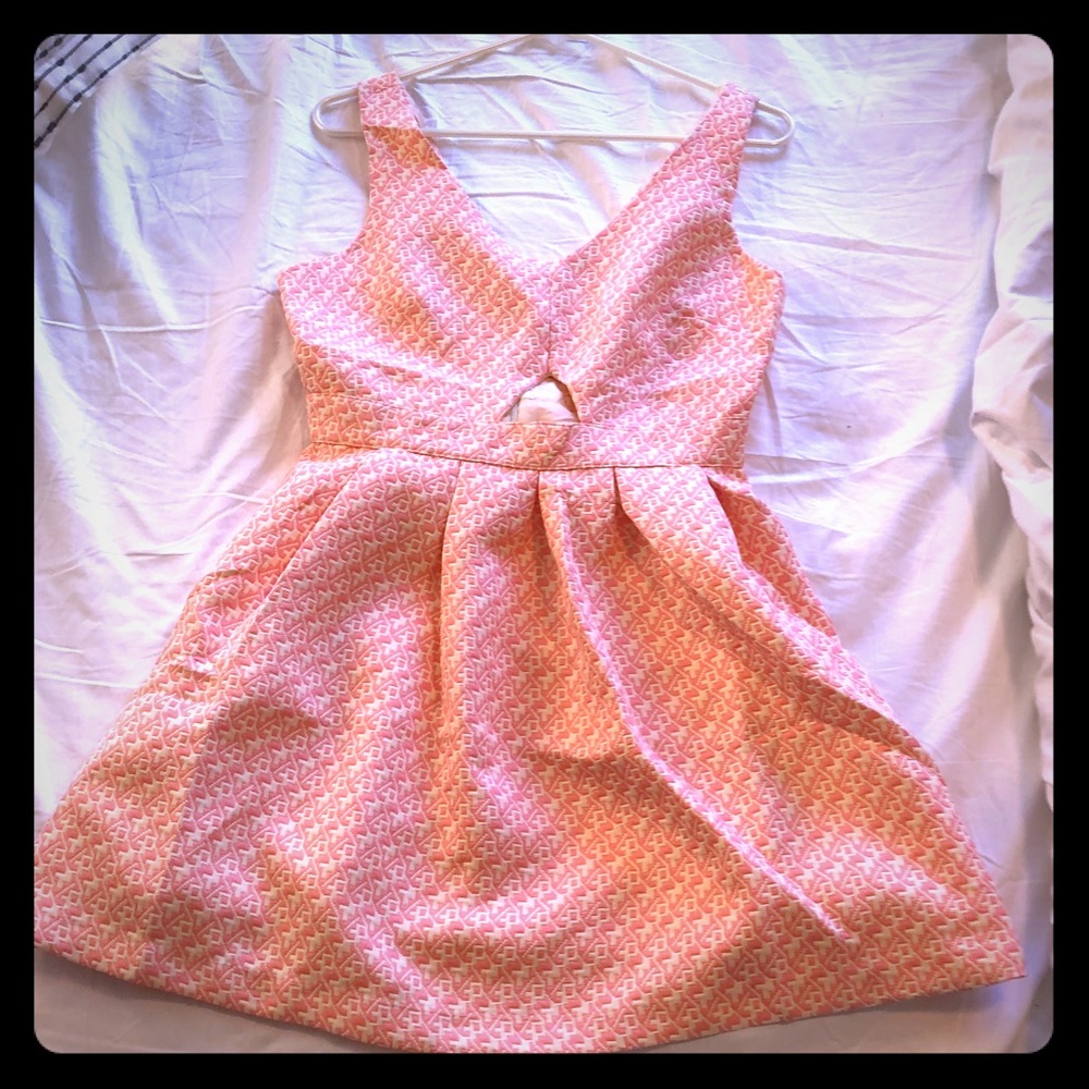 Pink and Cream Tribal GUESS Dress